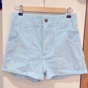 Hammies Baby Blue Corduroy Shorts. Retro Style. Size 30